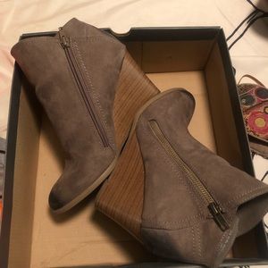 Bootie wedges